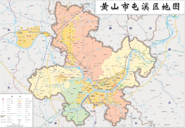 屯溪地图2020版本